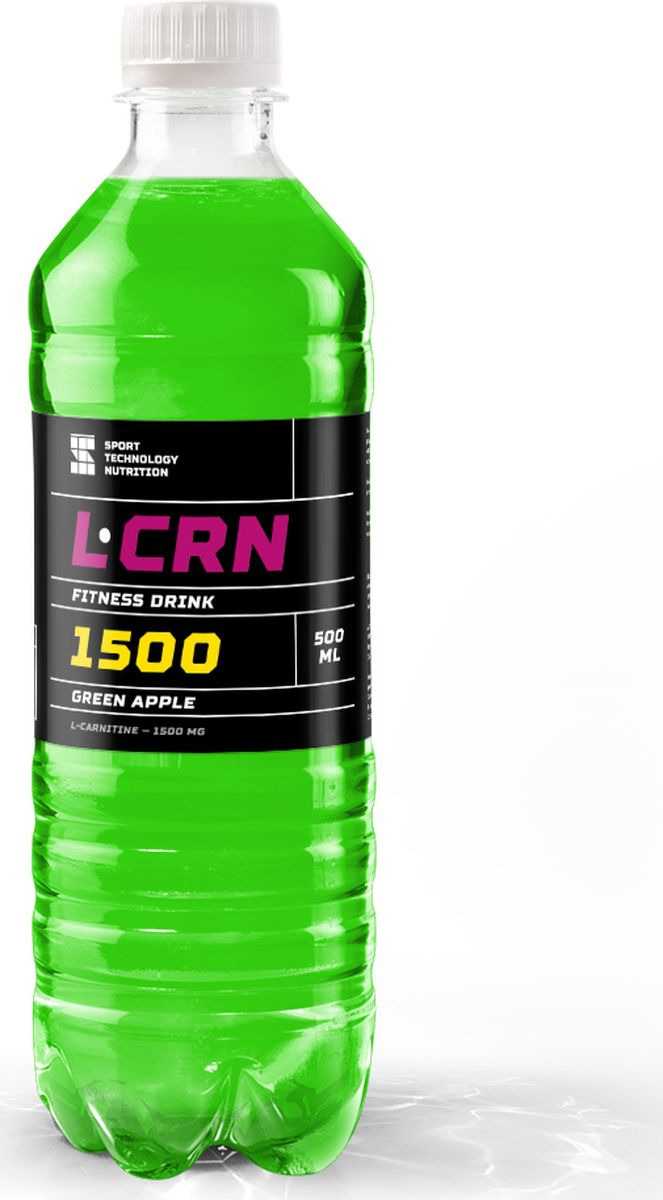 фото L-карнитин Sport Technology Nutrition 1500, яблоко, 500 мл