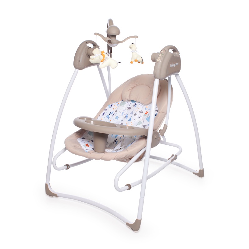 фото Качели для новорожденных Baby Care Электрокачели Butterfly 2в1 с адаптером