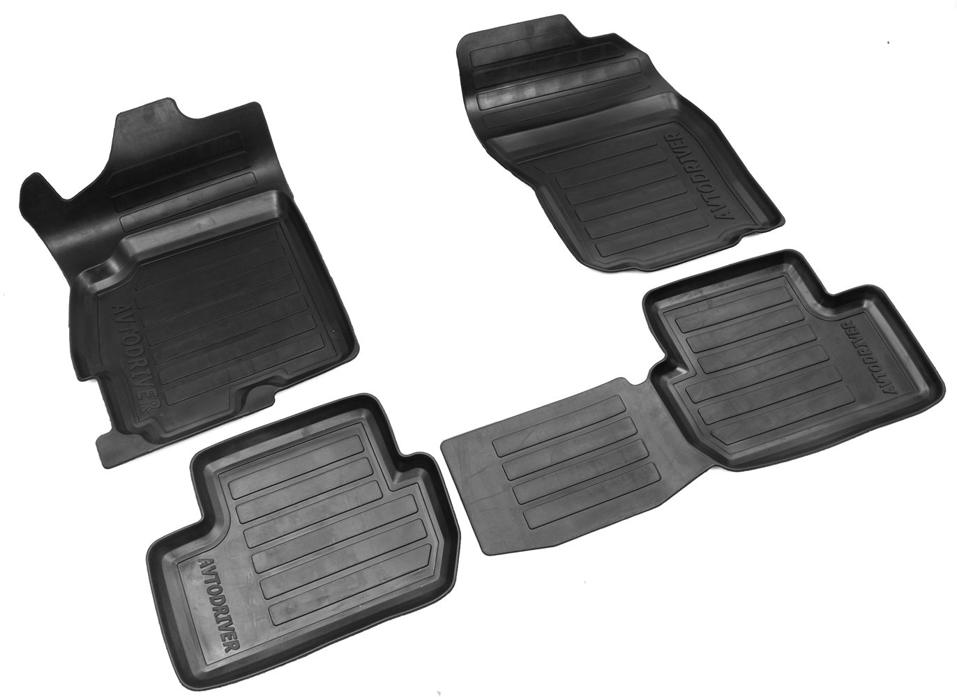 Коврики в салон автомобиля Avtodriver для Citroen C4 Aircross (2012-) с бортиком, ADRAVG235, черный, 4 шт коврики в салон автомобиля avtodriver для citroen c4 aircross 2012 с бортиком adravg235 черный 4 шт