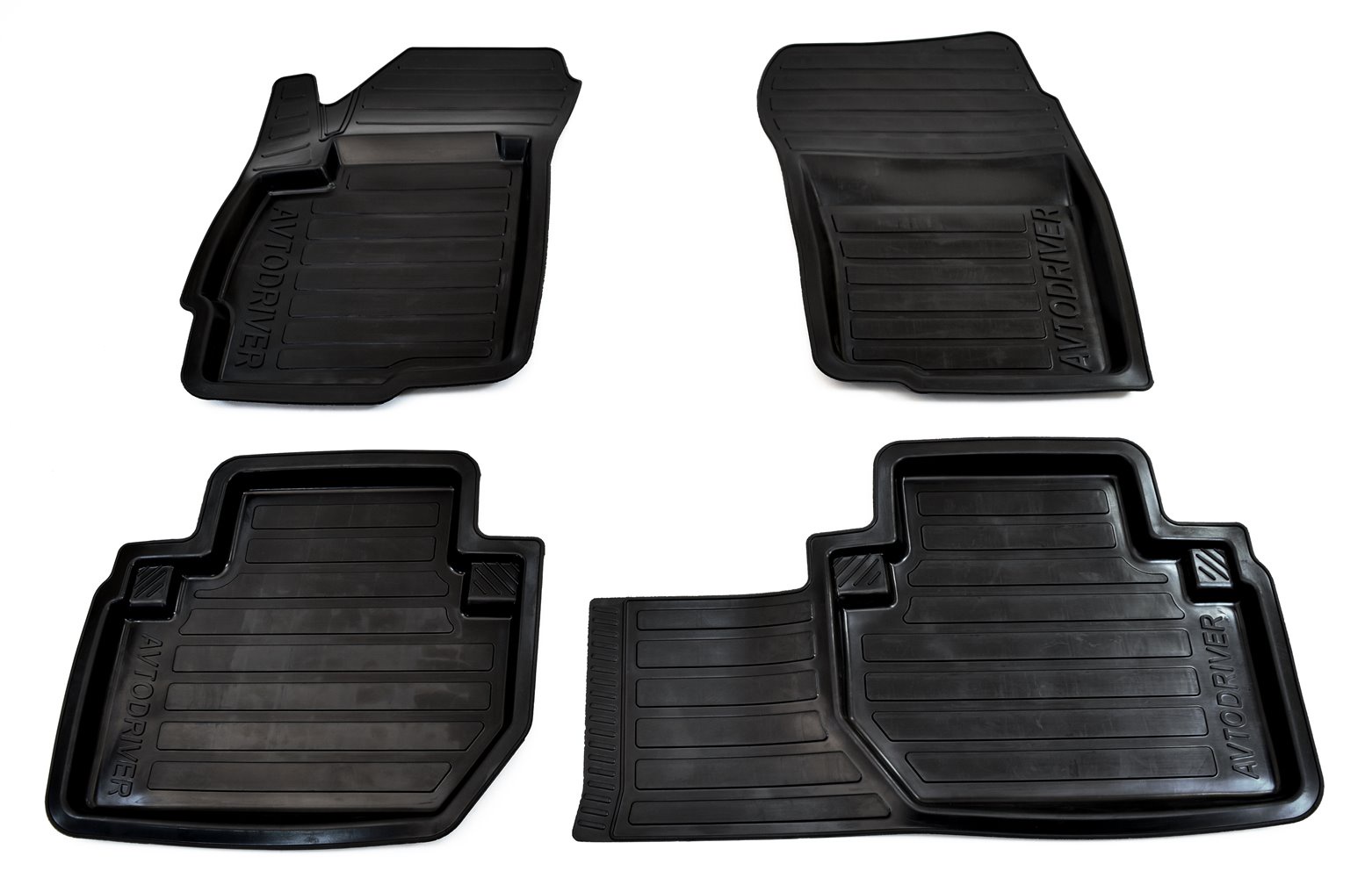 Коврики салона Avtodriver для Mitsubishi Outlander (2012-) ADRAVG171, резиновые, с бортиком, черный Коврики салона Avtodriver для Mitsubishi Outlander (2012-) ADRAVG171, резиновые, с бортиком, черный