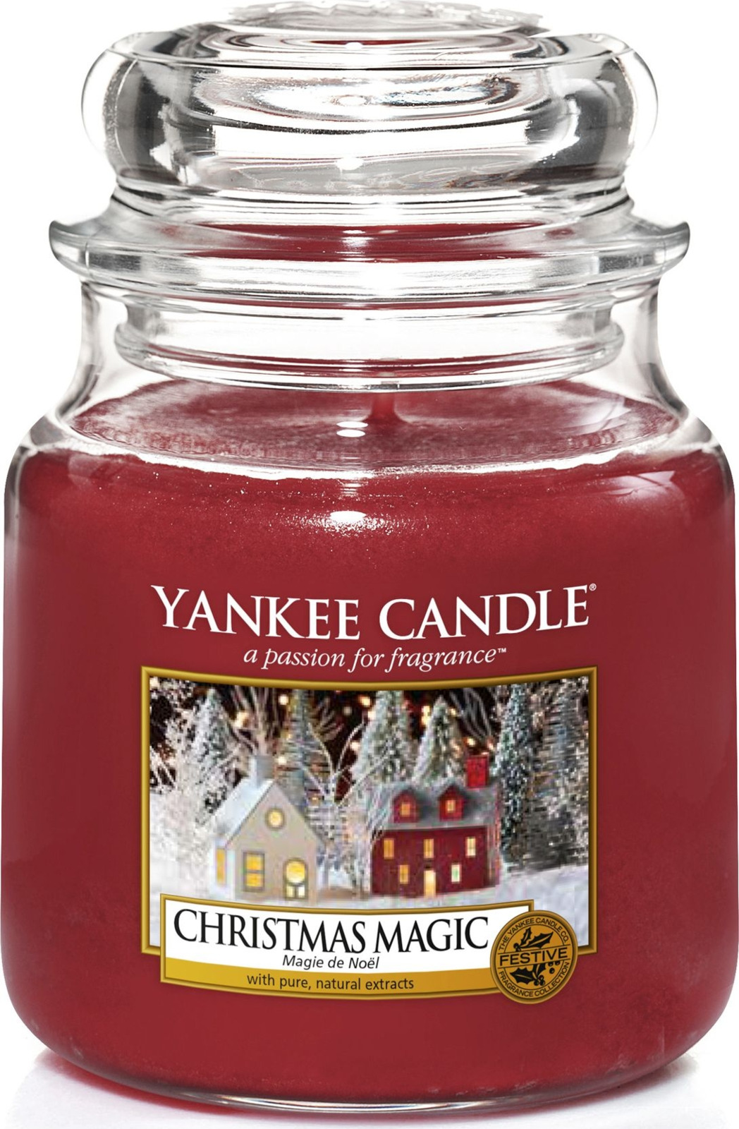 фото Свеча ароматизированная Yankee Candle "Рождественское волшебство", в стеклянной банке, 1556287E, 411 г