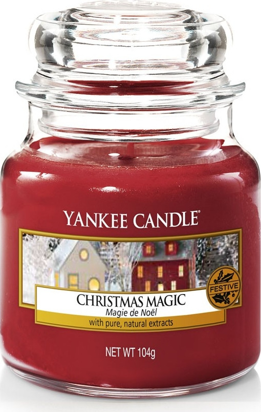 фото Свеча ароматизированная Yankee Candle "Рождественское волшебство", в стеклянной банке, 1556288E, 104 г