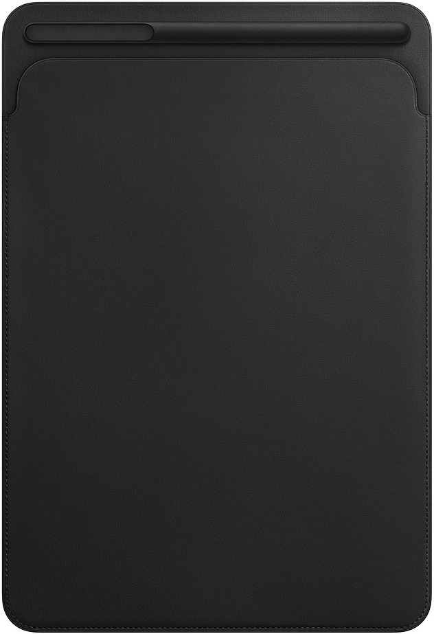 фото Чехол для планшета Apple Leather Sleeve для iPad Pro 10,5", MPU62ZM/A, black
