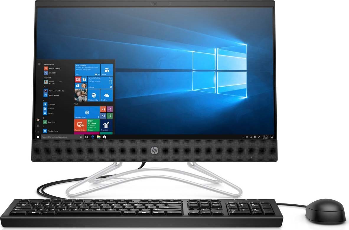 фото Моноблок HP 200 G3, 3VA55EA, 21.5", черный