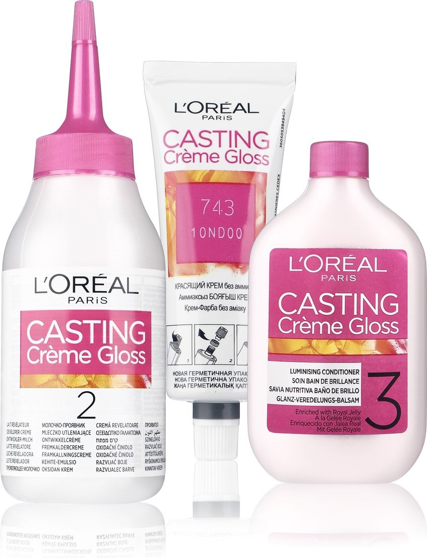 фото L'Oreal Paris Стойкая краска-уход для волос "Casting Creme Gloss" без аммиака, оттенок 515, Морозный шоколад