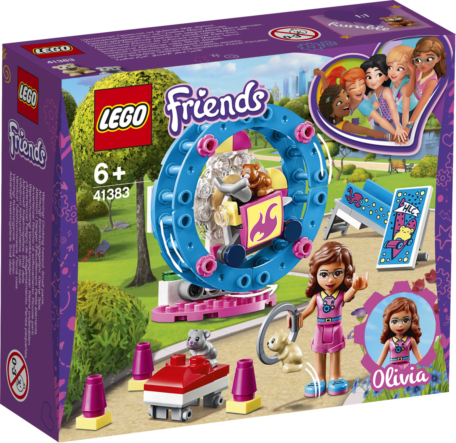 фото LEGO Friends 41383 Игровая площадка для хомячка Оливии Конструктор