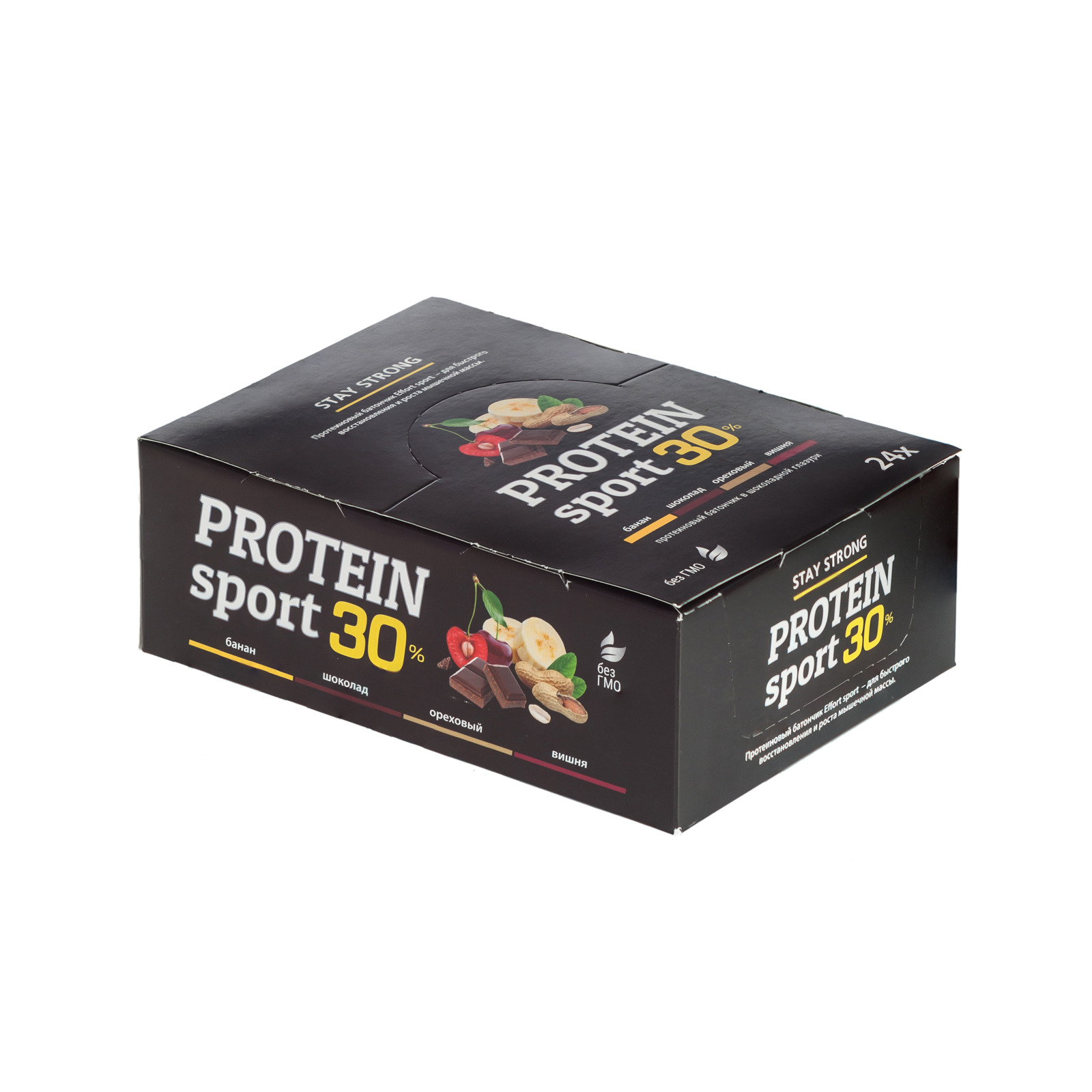 фото Батончик Effort "Protein Sport. Мюсли прессованные", шоколад, 24 шт по 40 г