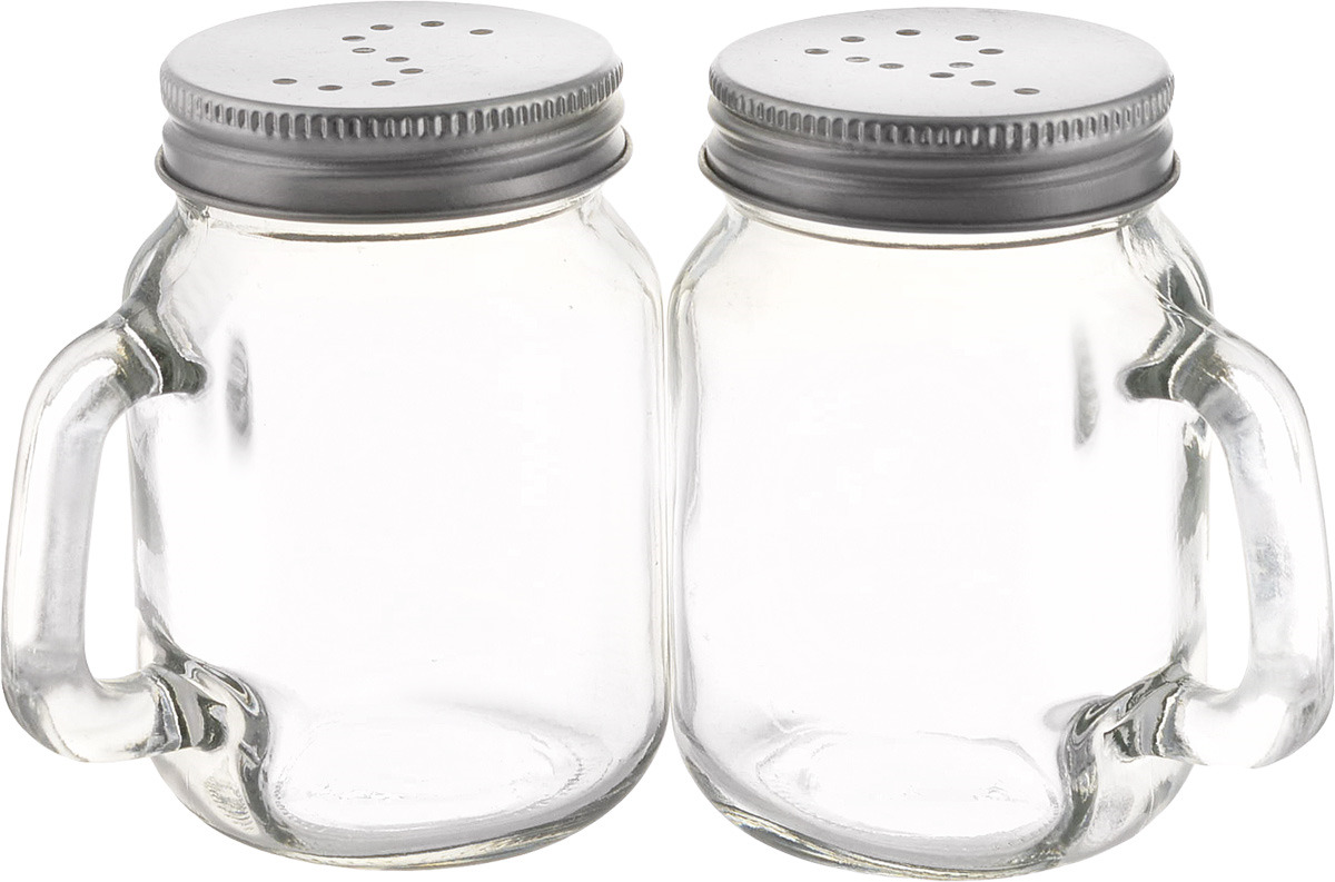 фото Набор для специй Balvi Mason Jar, цвет: прозрачный, 2 предмета