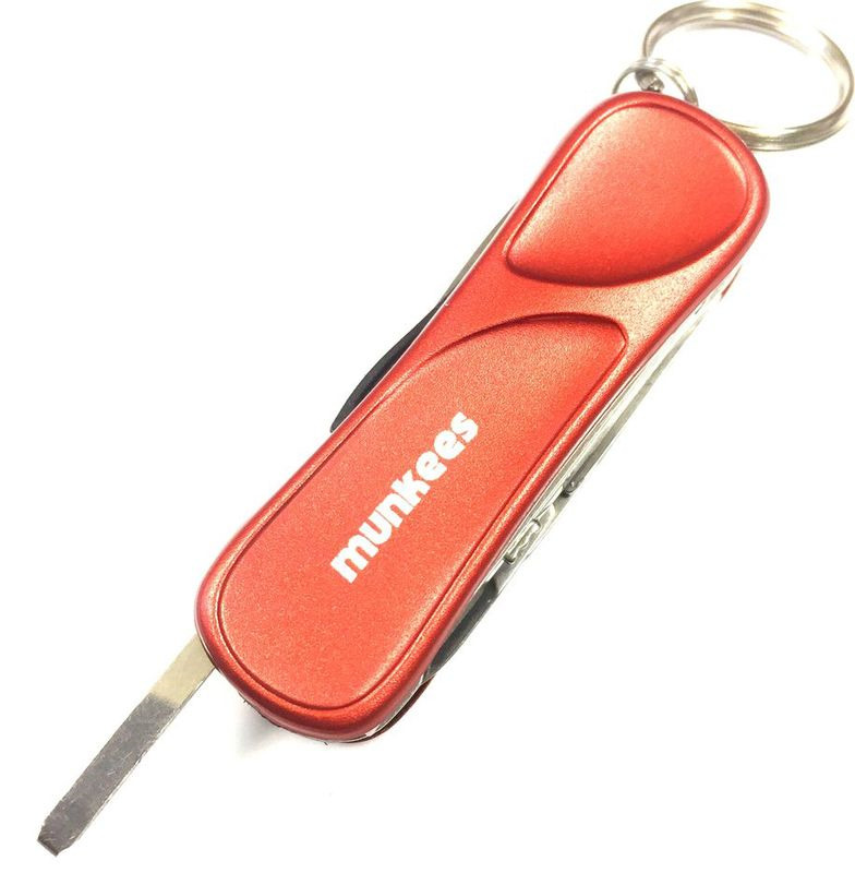 фото Мультитул Munkees Keyring Manicure Tool, для маникюра, с кольцом для ключей, цвет: оранжевый