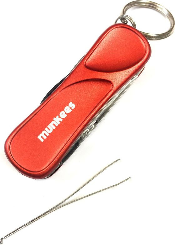 фото Мультитул Munkees Keyring Manicure Tool, для маникюра, с кольцом для ключей, цвет: оранжевый