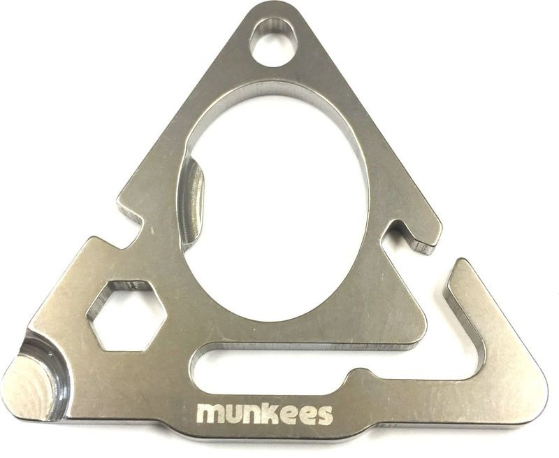 фото Мультитул Munkees Stainless Triangle Tools, в форме треугольника, цвет: серебристый