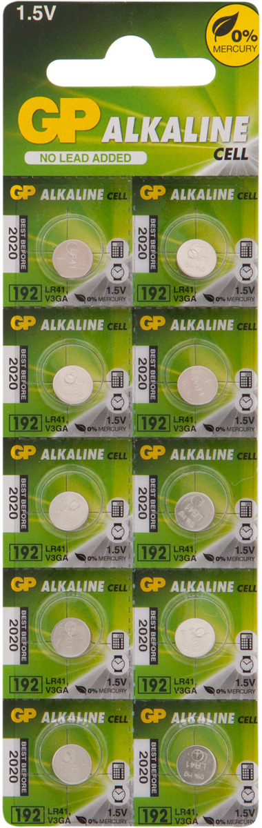 фото Батарейка GP Batteries 192FRA-2C10, 2841, 10 шт