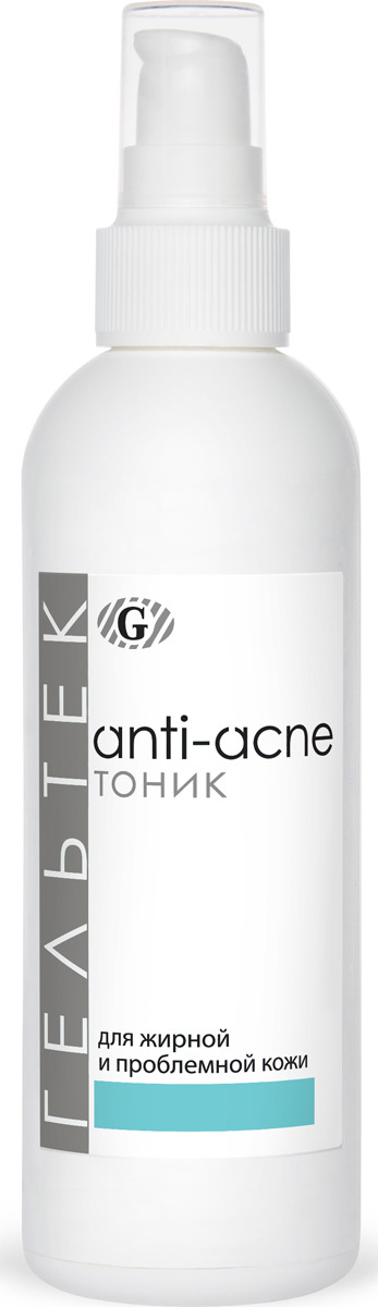 фото Тоник для лица Гельтек Anti-Acne, для жирной и проблемной кожи, 200 мл