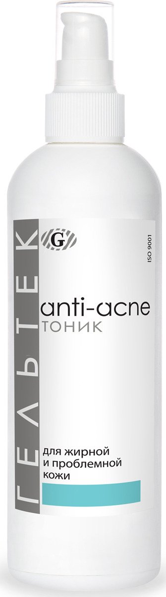 фото Тоник для лица Гельтек Anti-Acne, для жирной и проблемной кожи, 300 мл