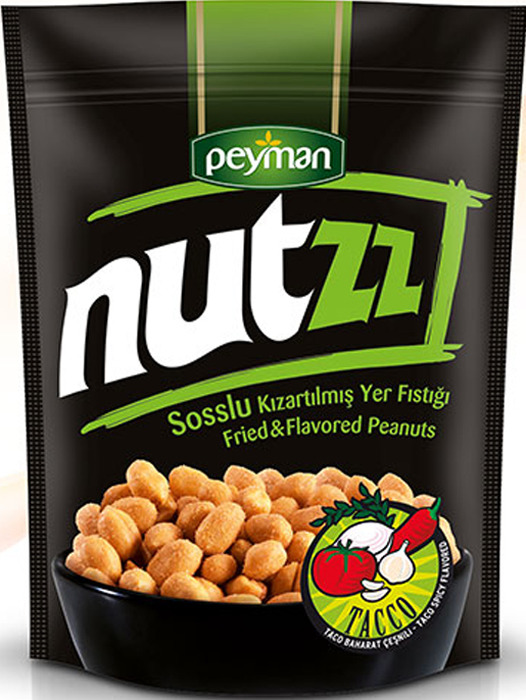 Орехи земляные Peyman Nutzz, жареные с соусом Taco, 40 г