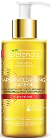 фото Масло для очистки и умывания лица с проретинолом, "ARGAN CLEANSING FACE OIL", 140мл Bielenda