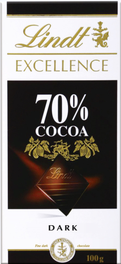 Lindt Excellence горький шоколад, 100 г