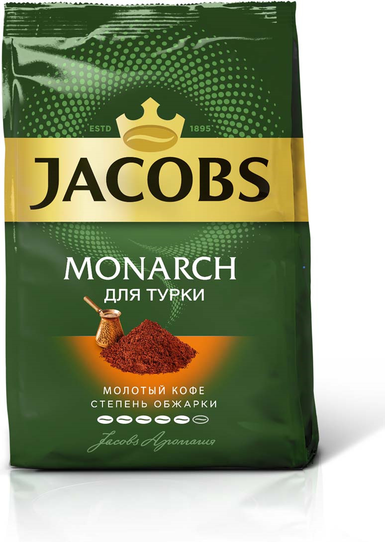 Jacobs Monarch кофе молотый для турки, 150 г