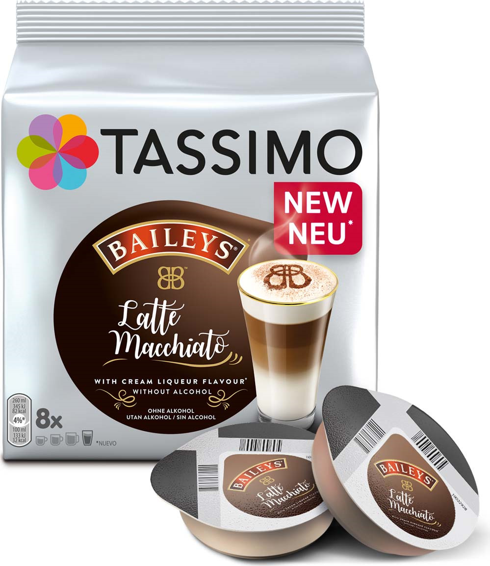 фото Кофе в капсулах Tassimo Latte Macchiato Baileys, 8 порций