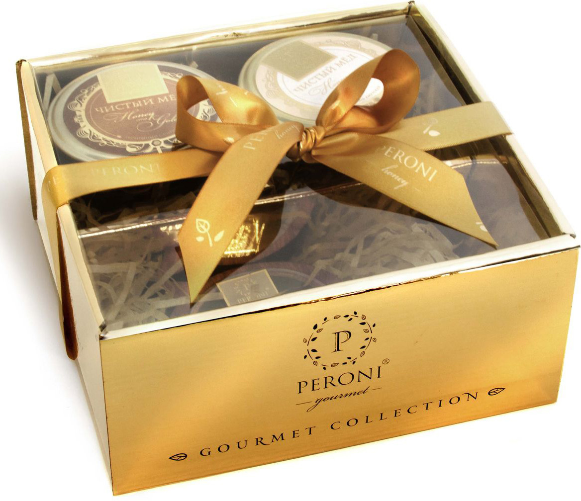 Набор мед Peroni Honey Gold №5, 2 шт по 290 г + копилка
