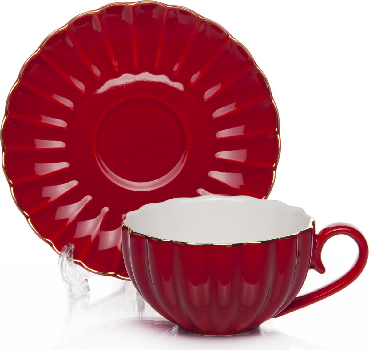 фото Набор чайный, на 2 персоны, C622AS622A-L1-YG01/2, красный, 4 предмета