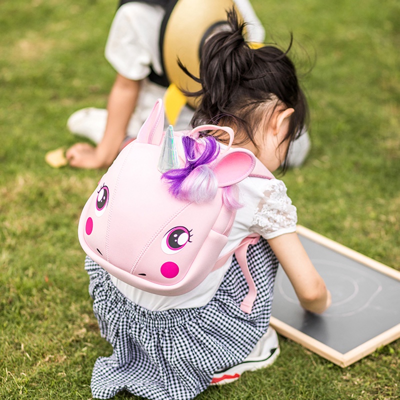 фото Ранец SUPERCUTE "Детский рюкзак Единорог", цвет: розовый