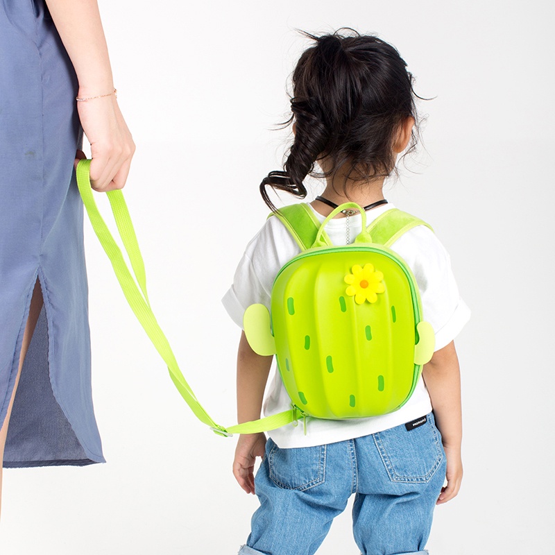 фото Рюкзак Supercute Supercute Ранец "Детский рюкзак Кактус" зеленый, SF066G, салатовый