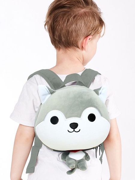 фото Ранец SUPERCUTE "Детский рюкзак Собачка" цвет: серый