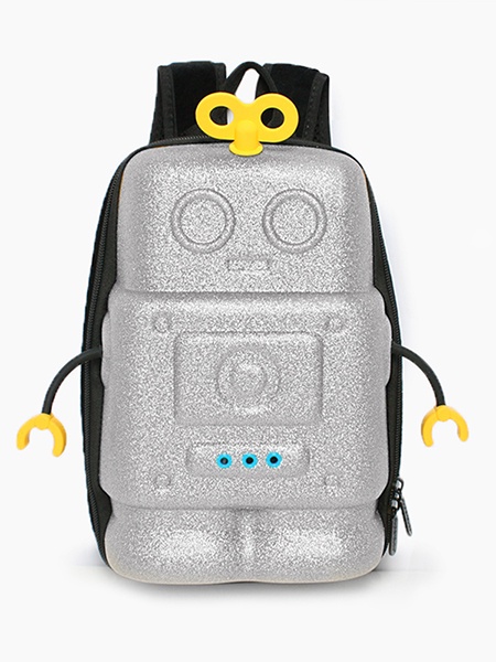 фото Рюкзак Supercute Supercute Ранец "Детский рюкзак Робот" цвет серебристый, SF060S, серебристый