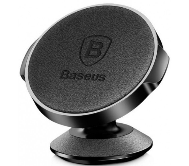 фото Авто держатель Baseus 360 Rotation Genuine Leather Type SUER-F01 black