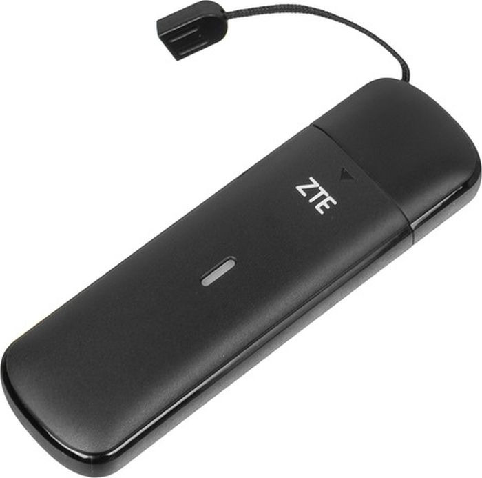 USB-модем ZTE + роутер, MF833T, черный