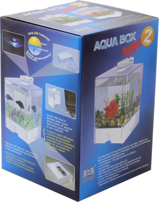 фото Аквариум AA Aqua Box Betta 1515AA, 73506002, 3 л