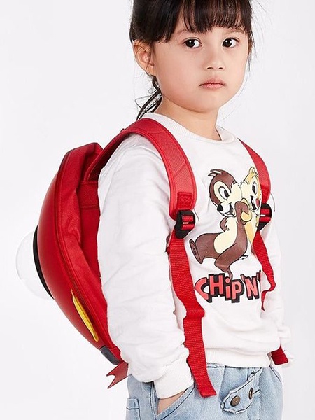 фото Ранец SUPERCUTE  "Детский рюкзак Ракета", цвет: красный