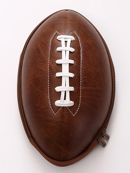 фото Ранец SUPERCUTE "Детский рюкзак Американский футбольный мяч", цвет: коричневый