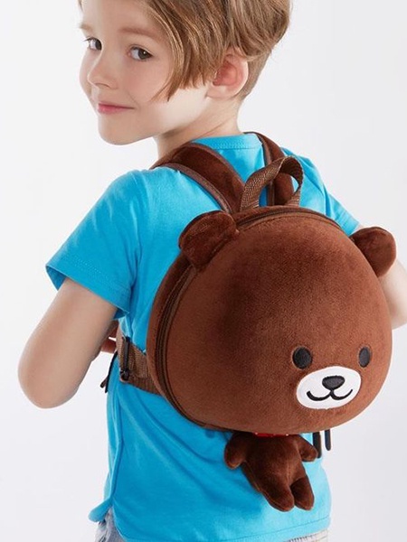 фото Рюкзак Supercute Supercute Ранец "Детский рюкзак Медвежонок" коричневый, SF036B, коричневый