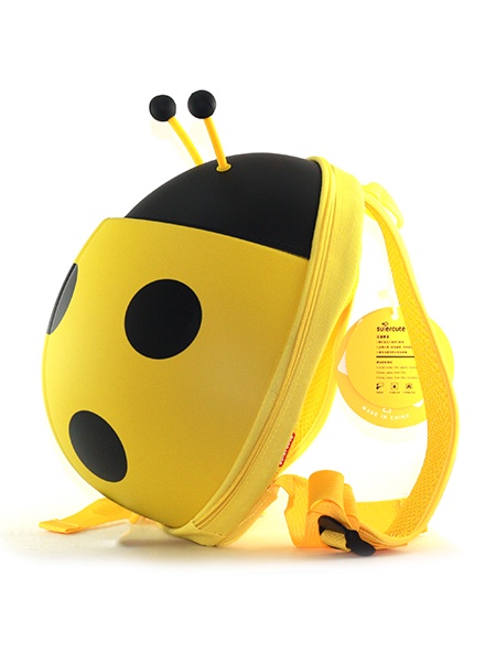 фото Ранец SUPERCUTE "Детский рюкзак Божья Коровка", цвет: желтый