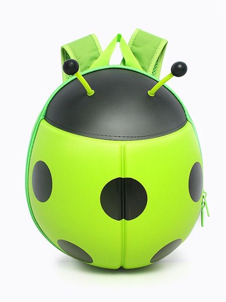 фото Ранец SUPERCUTE "Детский рюкзак Божья Коровка", цвет: зеленый