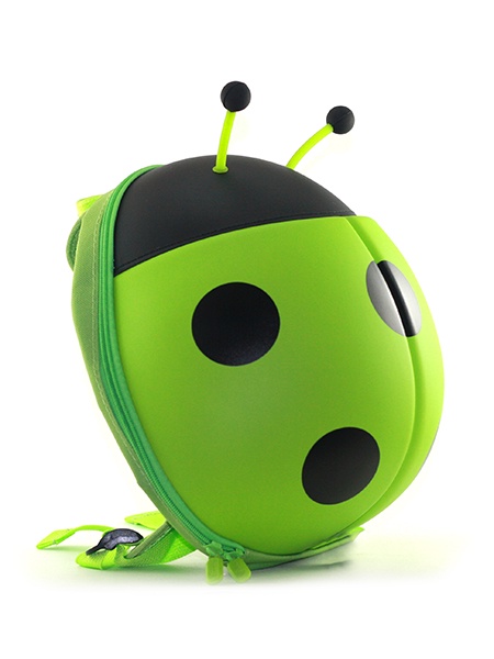 фото Ранец SUPERCUTE "Детский рюкзак Божья Коровка", цвет: зеленый