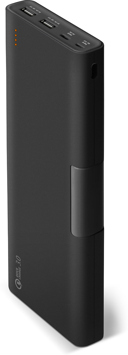 Внешний аккумулятор Qumo PowerAid, 26000 QC/PD, 26000 мАч, черный