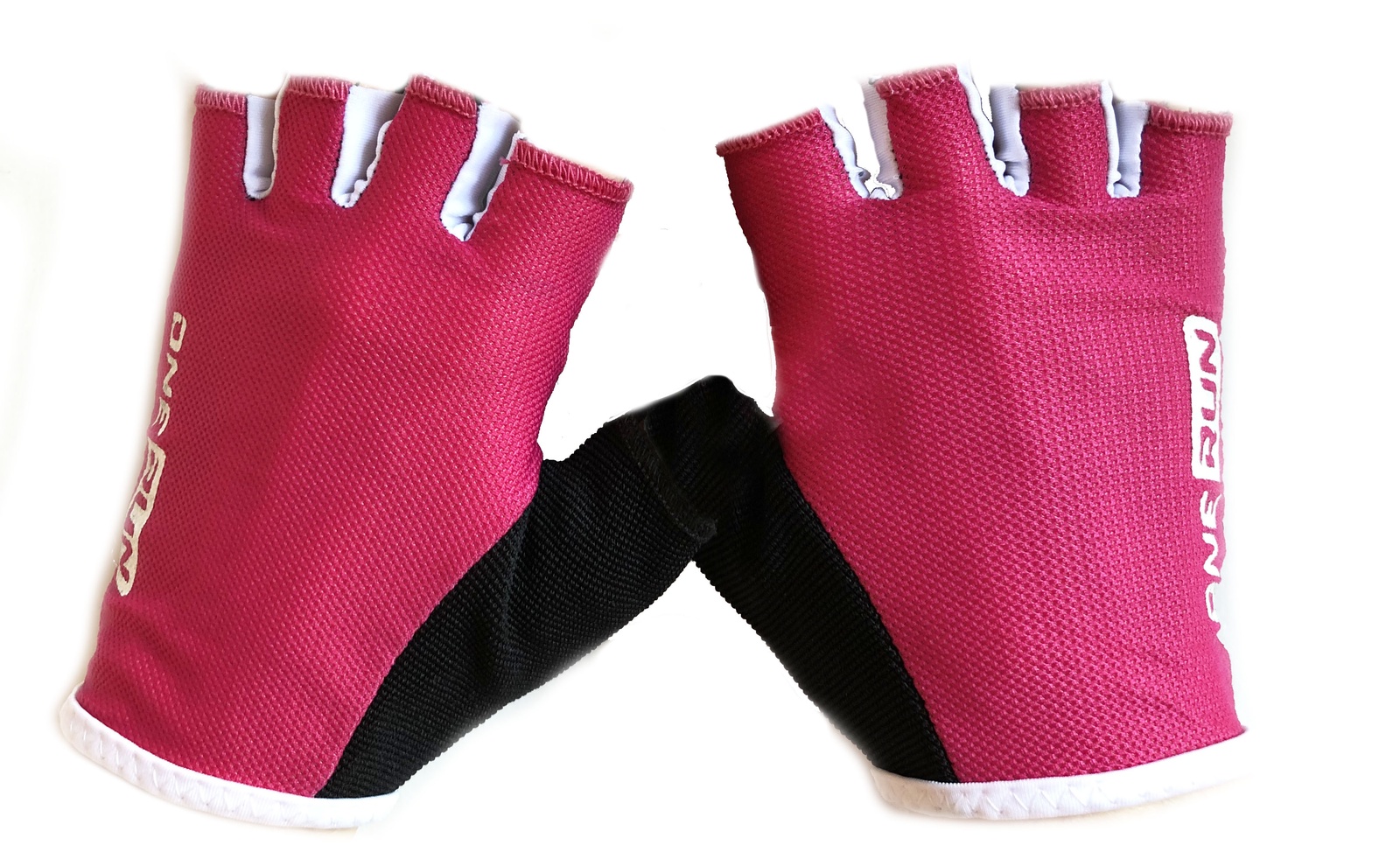 Перчатки для фитнеса OneRun женские эластан, AI-05-793-M, розовый, черный, размер M