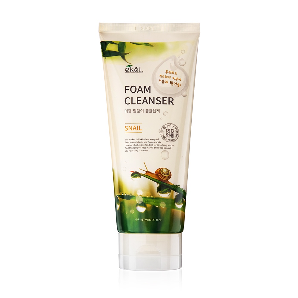 фото Пенка для умывания Ekel Snail Foam Cleanser с муцином улитки, 180 мл