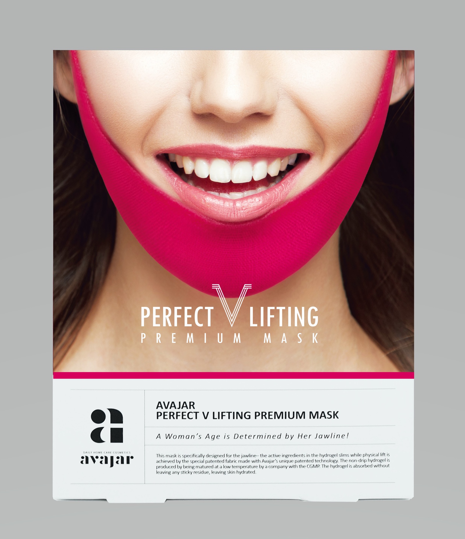 фото AVAJAR Perfect V Lifting Premium Mask - Лифтинговая маска (розовая), 1 шт.