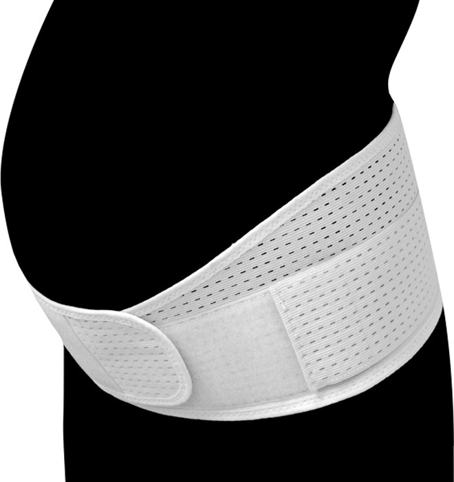 Бандаж для беременных B.Well с ребрами жесткости, W-432 CARE, цвет Белый, размер XXL