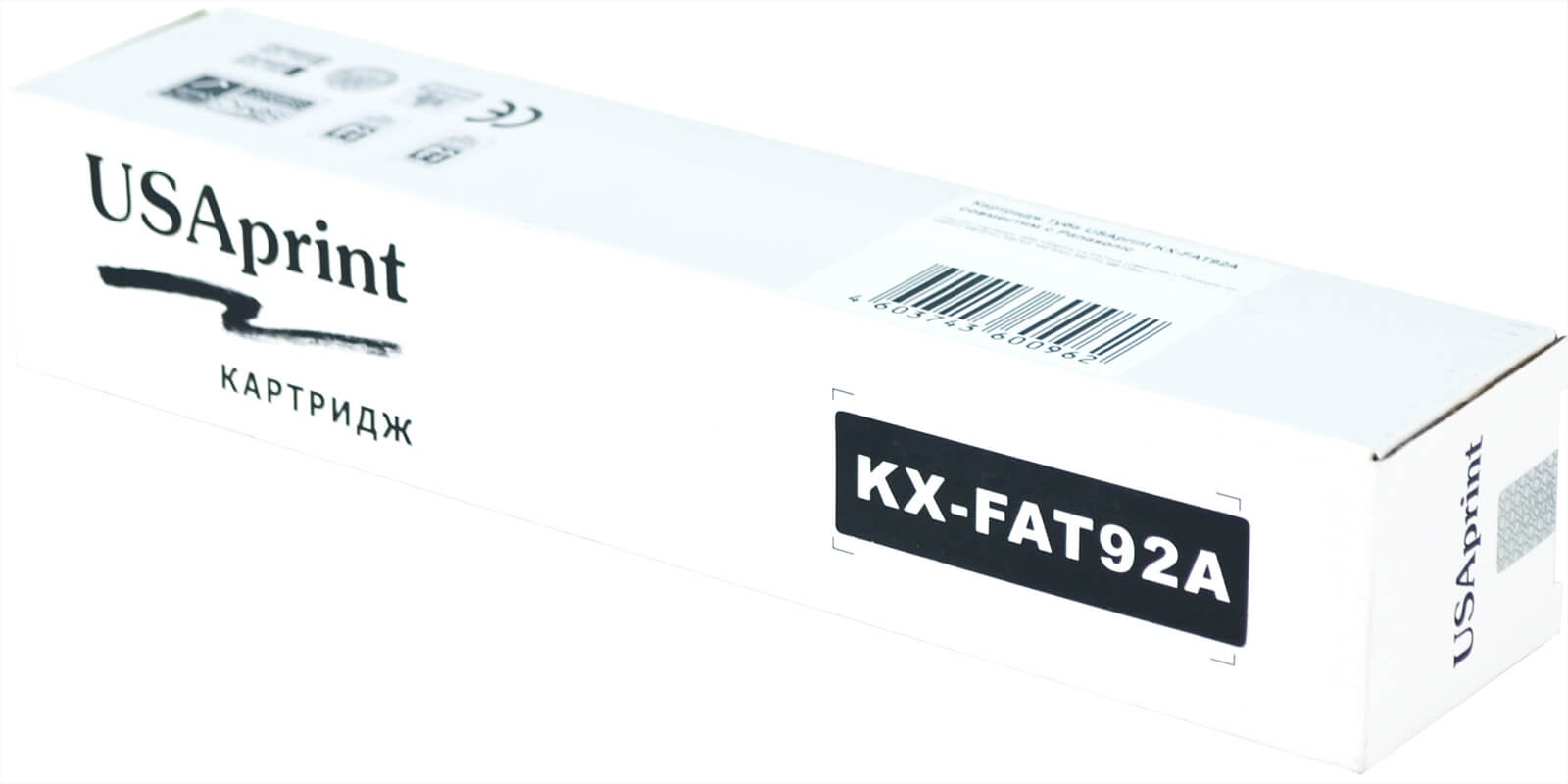 фото Картридж USAprint KX-FAT92A, черный, для лазерного принтера