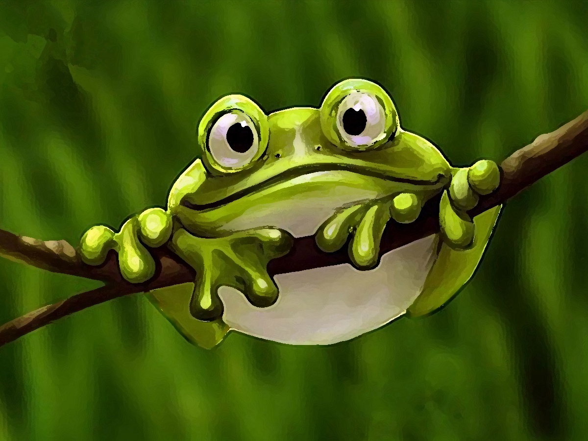 Веселая жаба
