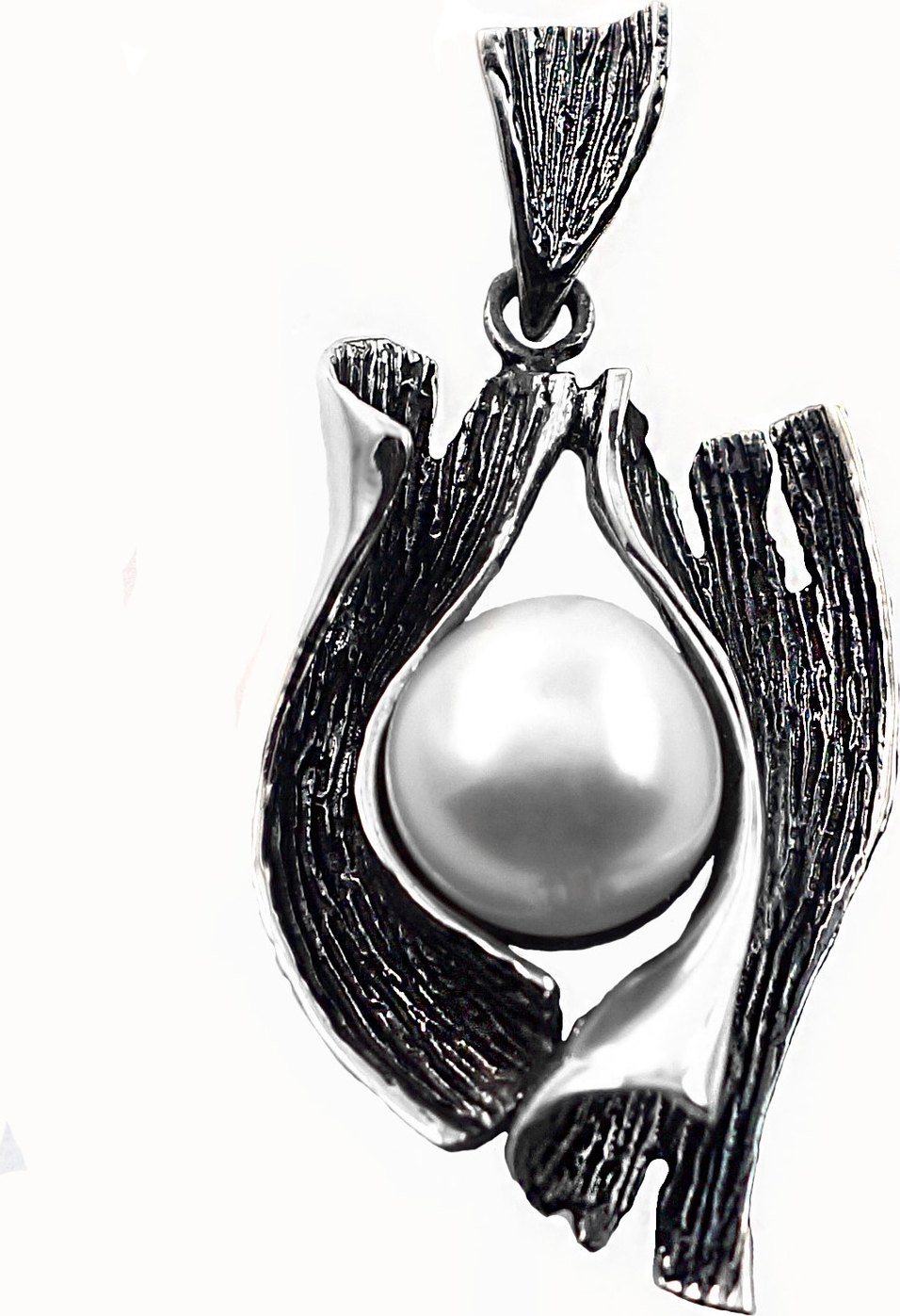фото Подвеска/кулон Диадема из серебра с жемчугом