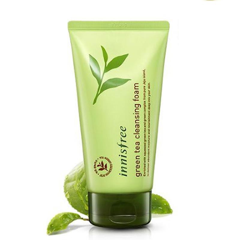 фото Innisfree. Пенка для умывания с экстрактом зеленого чая " Green Tea Cleansing Foam"