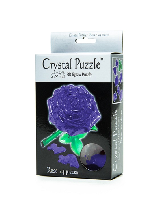 фото Головоломка РОЗА пурпурная Crystal puzzle