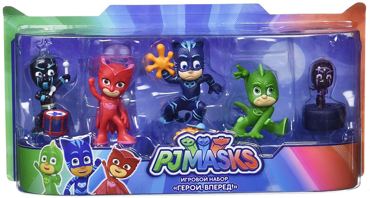 фото Игровой набор Герои в масках "№ 3", высота 8 см, 5 шт Pj masks / герои в масках