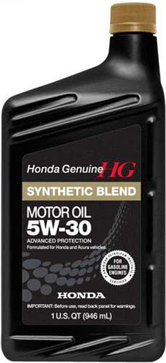 фото Моторное масло Honda Synthetic Blend, 5W-30 SN, 08798-9034, 946 мл